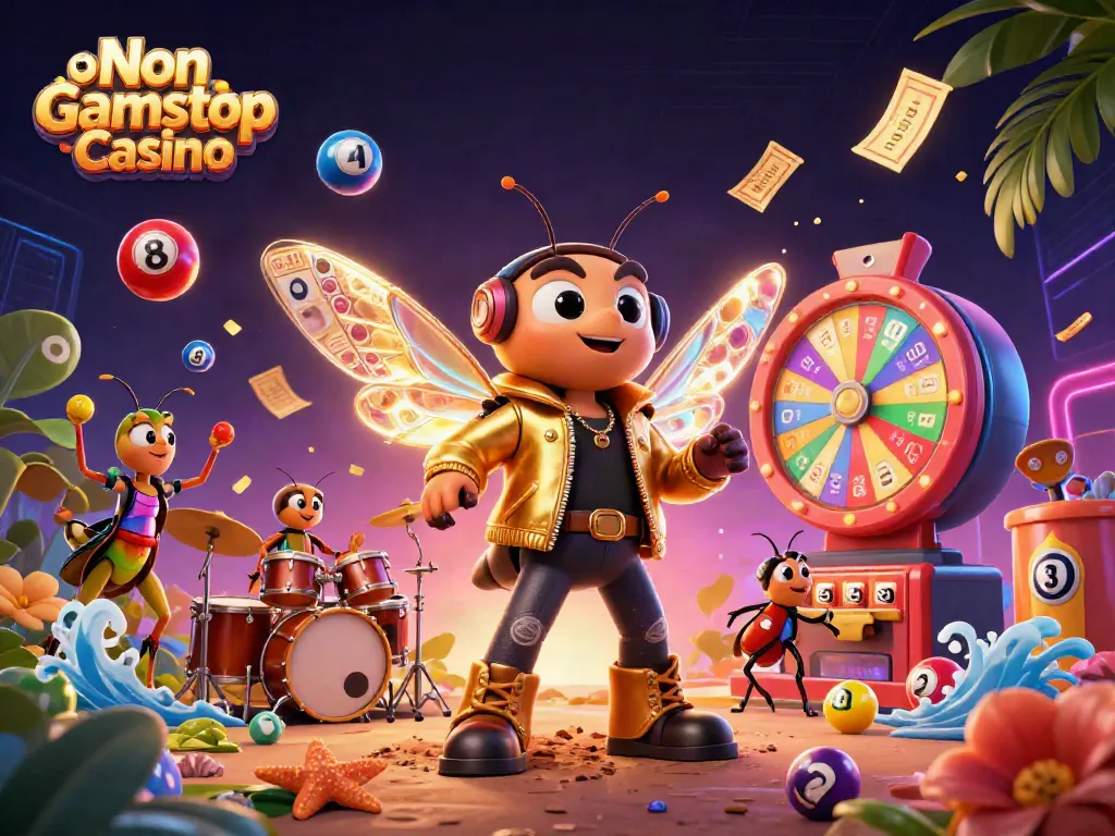 Experience thrilling games at Non Gamstop Casino with vibrant characters and lively gaming elements.