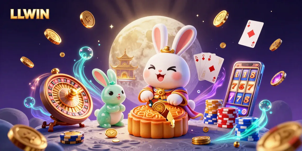 Experience thrilling gameplay at LLWIN with a magical moon-inspired casino scene filled with rich rewards and vibrant energy.