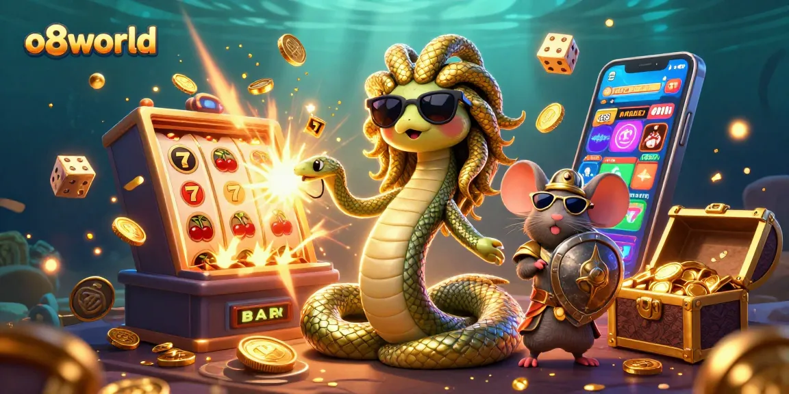 Experience thrilling fun at o8world with friendly Medusa and dynamic casino games.