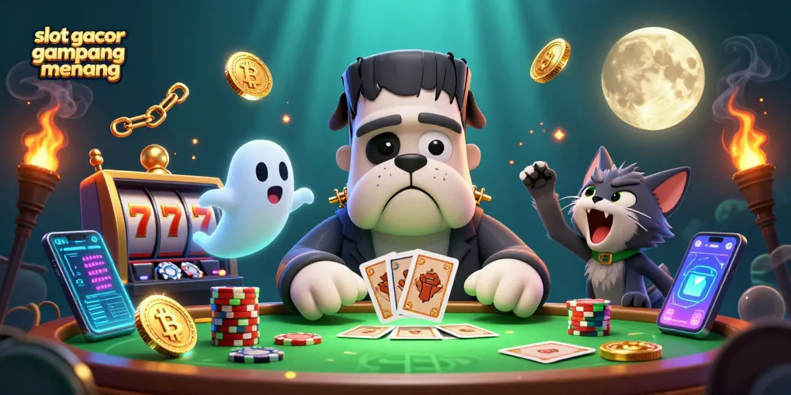 Experience the excitement of slot gacor gampang menang with a unique 3D monster dealer at a lively casino!