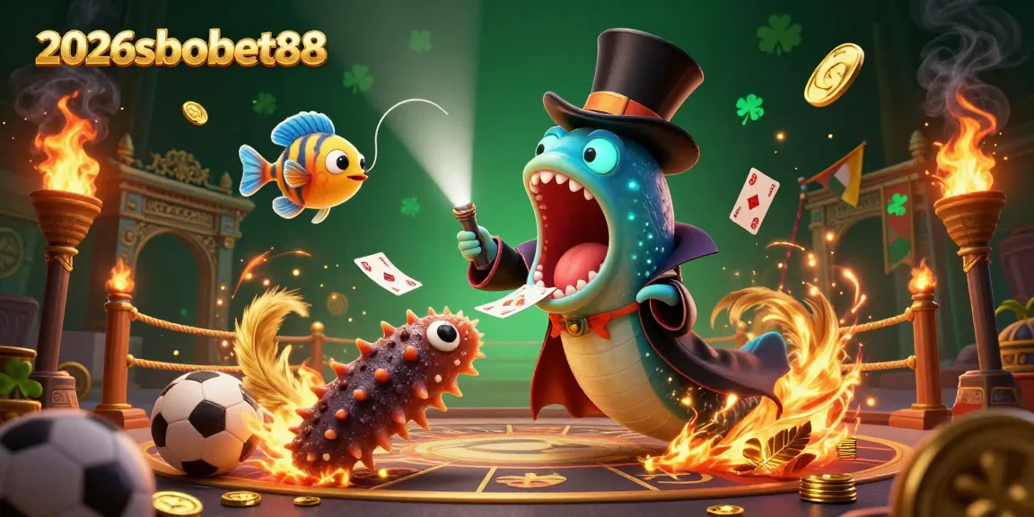 Experience thrilling sports betting magic with 2026sbobet88 in this vibrant illustration.