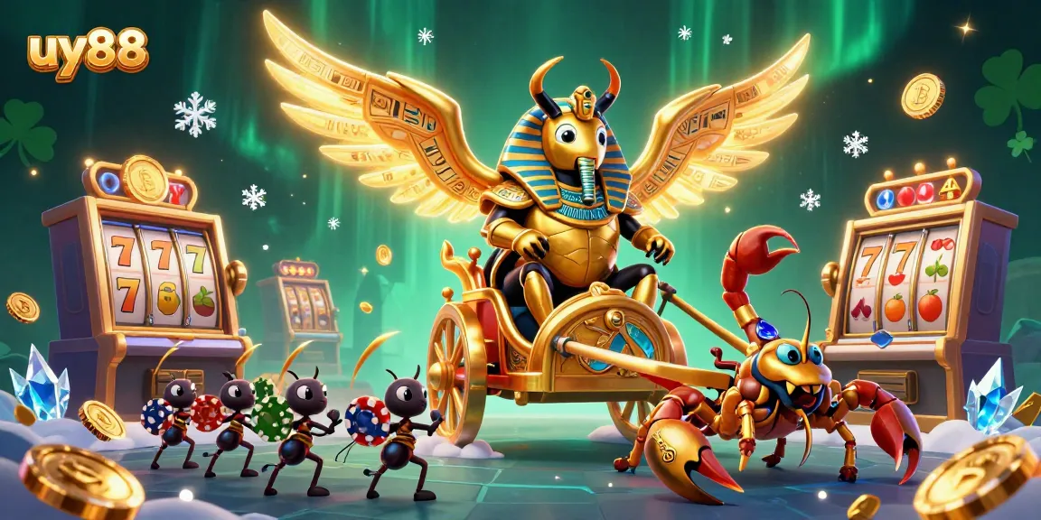 Engage in thrilling gameplay at uy88 with vibrant slot machines and a spectacular 3D casino ambiance.